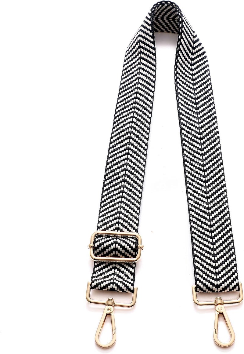 S-Jacorry Purse Strap Replacement Crossbody Wide Shoulder Strap Adjustable Canvas Straps Handbag Strap Replacement Belts - Image 5